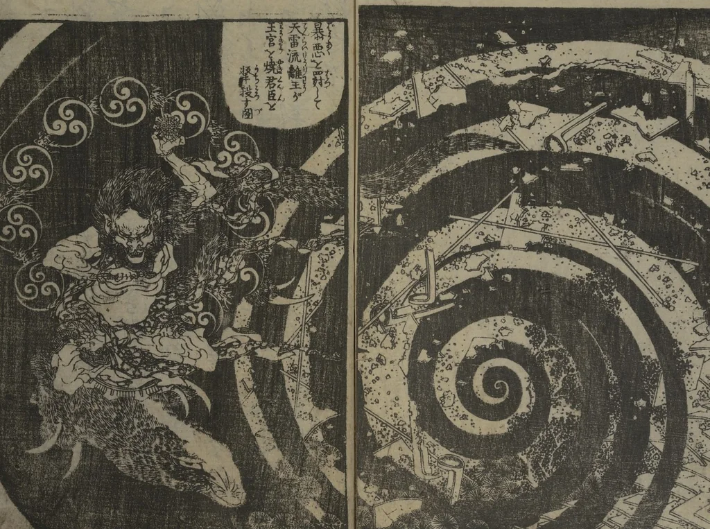 An illustration from The Life of Shakyamuni Illustrated (Shaka goichidaiki zue kan roku) : [volume 6], 1845, leaf 20