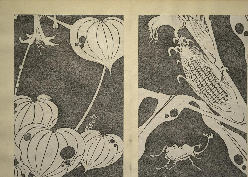 An illustration from Jakuchū Picture Album (Jakuchū gajō) : [volume 1], 1900, leaf 16