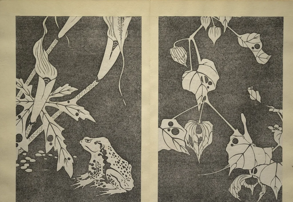 An illustration from Jakuchū Picture Album (Jakuchū gajō) : [volume 1], 1900, leaf 18