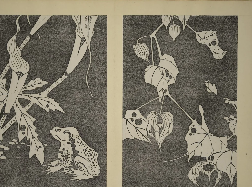 An illustration from Jakuchū Picture Album (Jakuchū gajō) : [volume 1], 1900, leaf 19