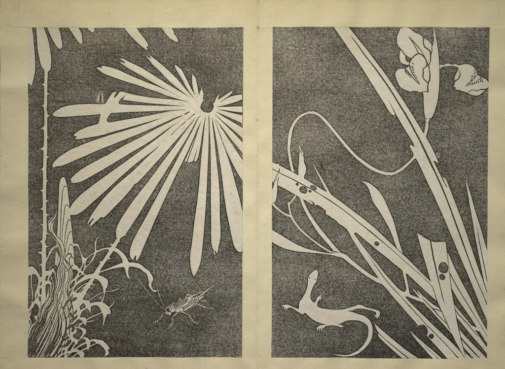 An illustration from Jakuchū Picture Album (Jakuchū gajō) : [volume 1], 1900, leaf 42