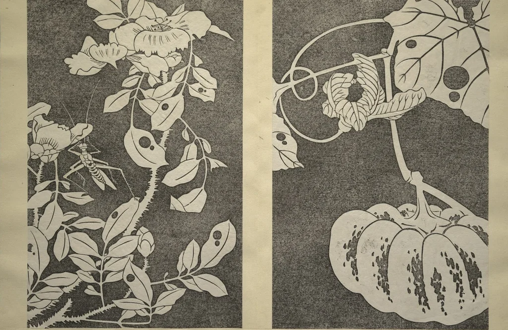 An illustration from Jakuchū Picture Album (Jakuchū gajō) : [volume 1], 1900, leaf 44