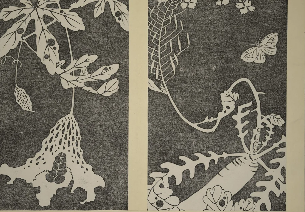An illustration from Jakuchū Picture Album (Jakuchū gajō) : [volume 1], 1900, leaf 47