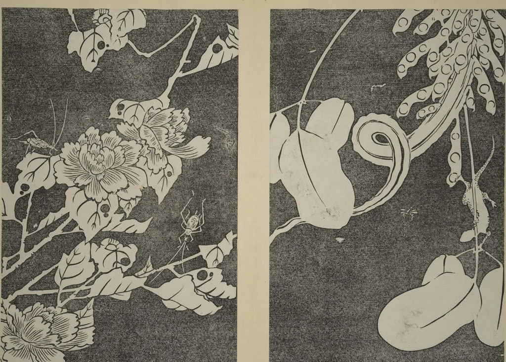 An illustration from Jakuchū Picture Album (Jakuchū gajō) : [volume 1], 1900, leaf 5