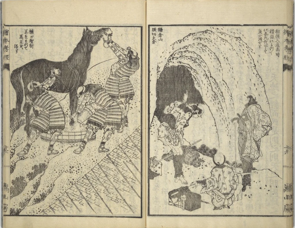 An illustration from Picture Book of The Kōkyō [Ch. Xiao Qing], Canon of Filial Piety (Ehon kōkyō) : [volume 1], 1850, leaf 20