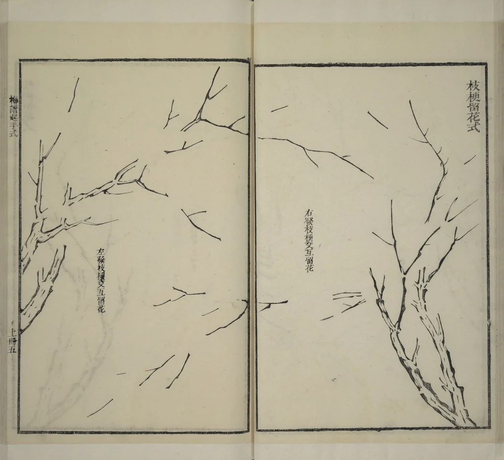 An illustration from Part 2 from The Mustard Seed Garden Painting Manual (3rd Chinese edition) : [volume 3], 1800, leaf 21