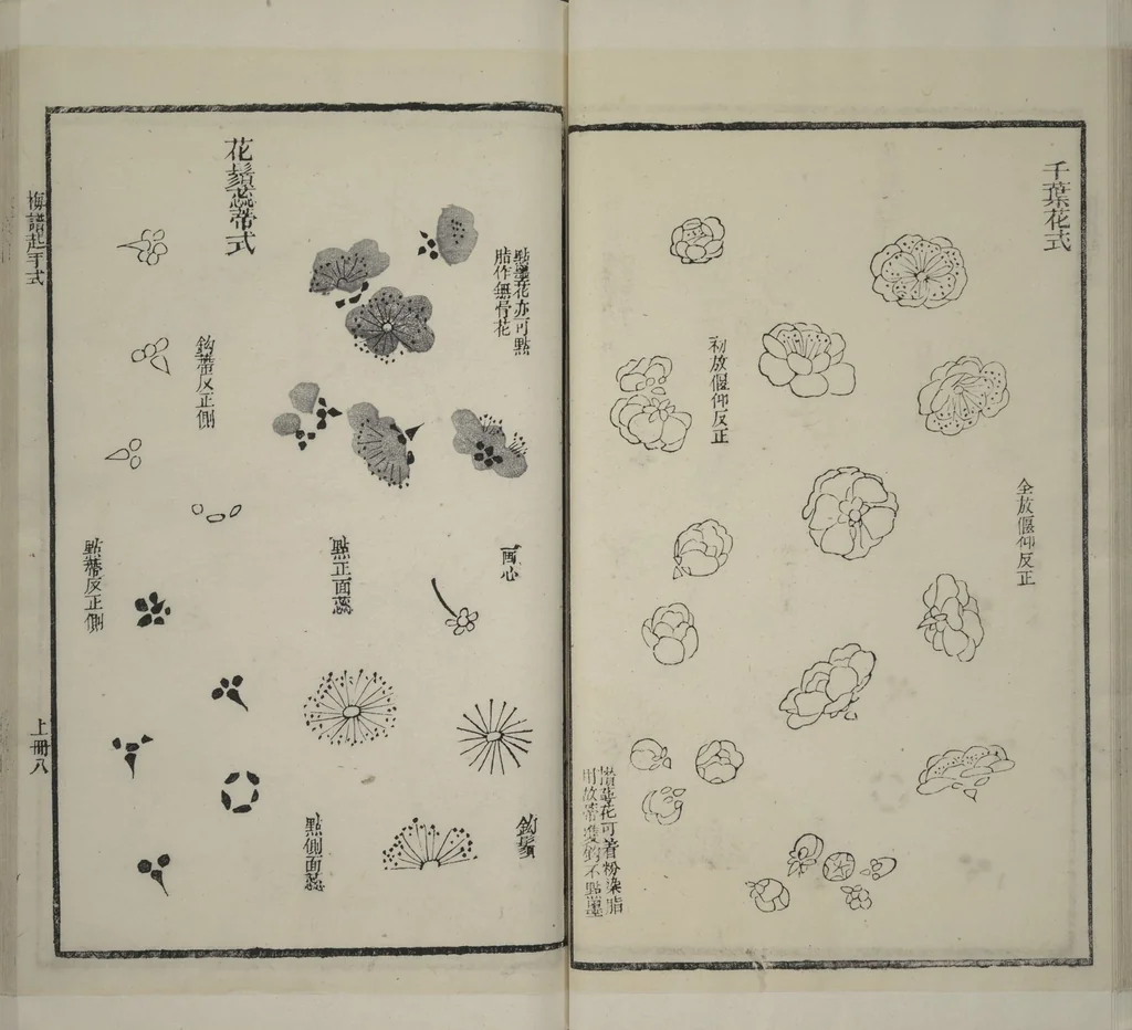 An illustration from Part 2 from The Mustard Seed Garden Painting Manual (3rd Chinese edition) : [volume 3], 1800, leaf 24