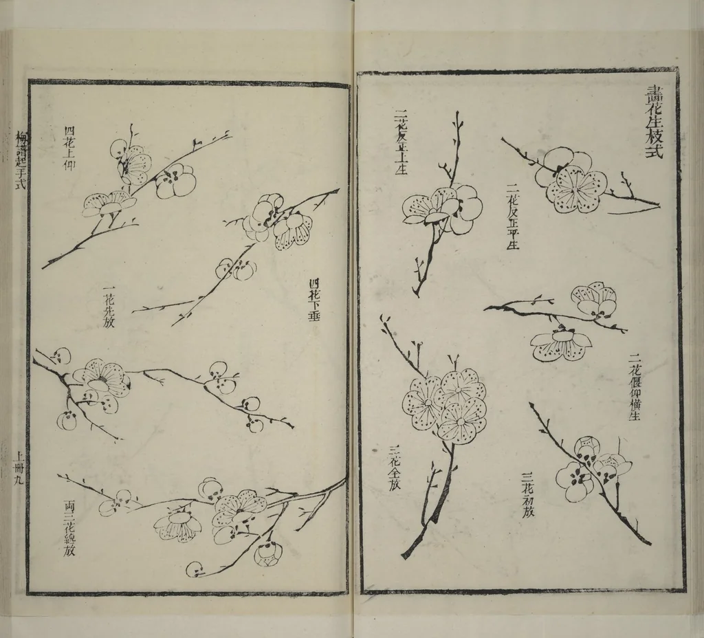 An illustration from Part 2 from The Mustard Seed Garden Painting Manual (3rd Chinese edition) : [volume 3], 1800, leaf 25