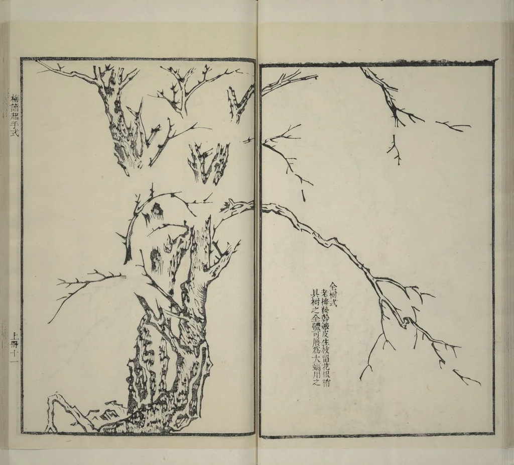 An illustration from Part 2 from The Mustard Seed Garden Painting Manual (3rd Chinese edition) : [volume 3], 1800, leaf 27
