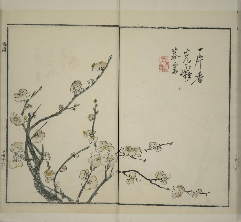 An illustration from Part 2 from The Mustard Seed Garden Painting Manual (3rd Chinese edition) : [volume 3], 1800, leaf 44
