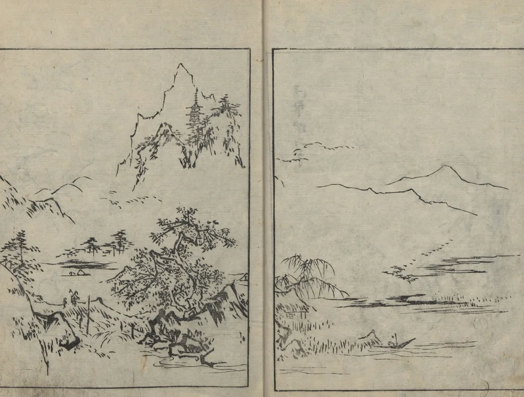 An illustration from Illustrated book (Gaei wakan meihitsu 画英和漢名筆) : [volume 3 of three?], leaf 16