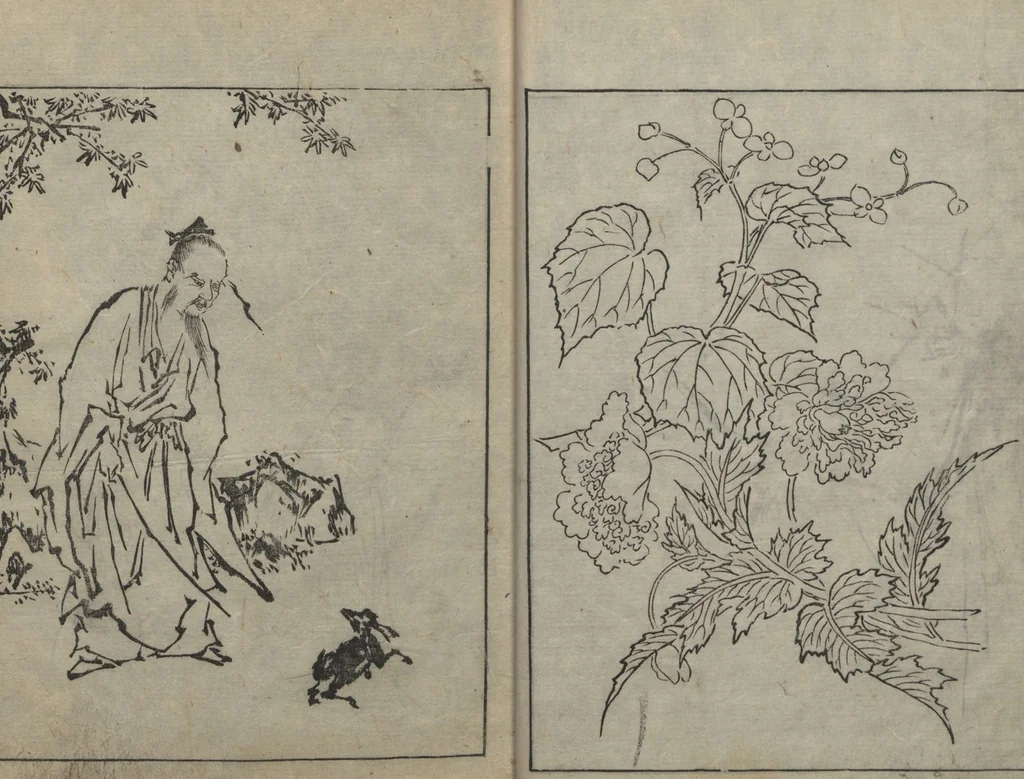 An illustration from Illustrated book (Gaei wakan meihitsu 画英和漢名筆) : [volume 3 of three?], leaf 20