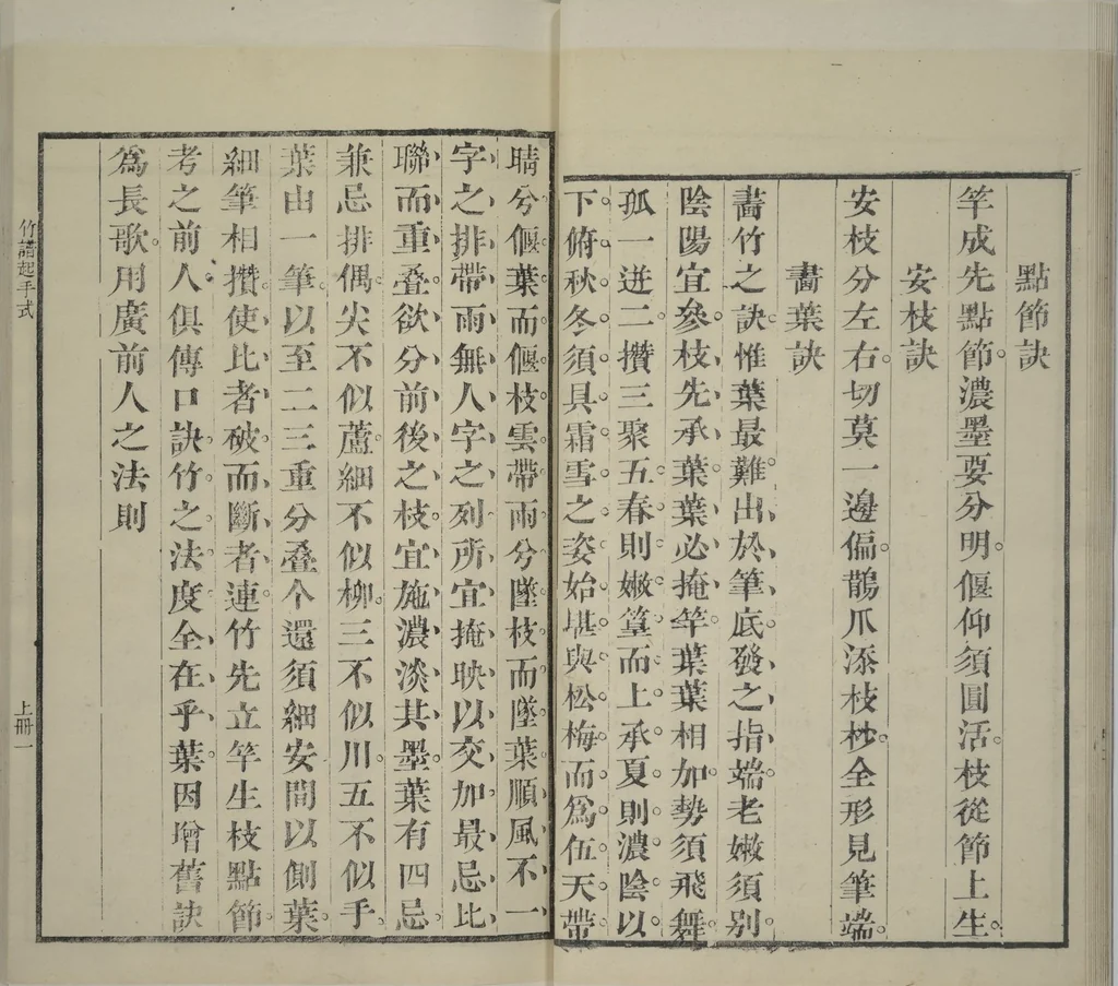 An illustration from Part 2 from The Mustard Seed Garden Painting Manual (3rd Chinese edition) : [volume 2], 1800, leaf 14