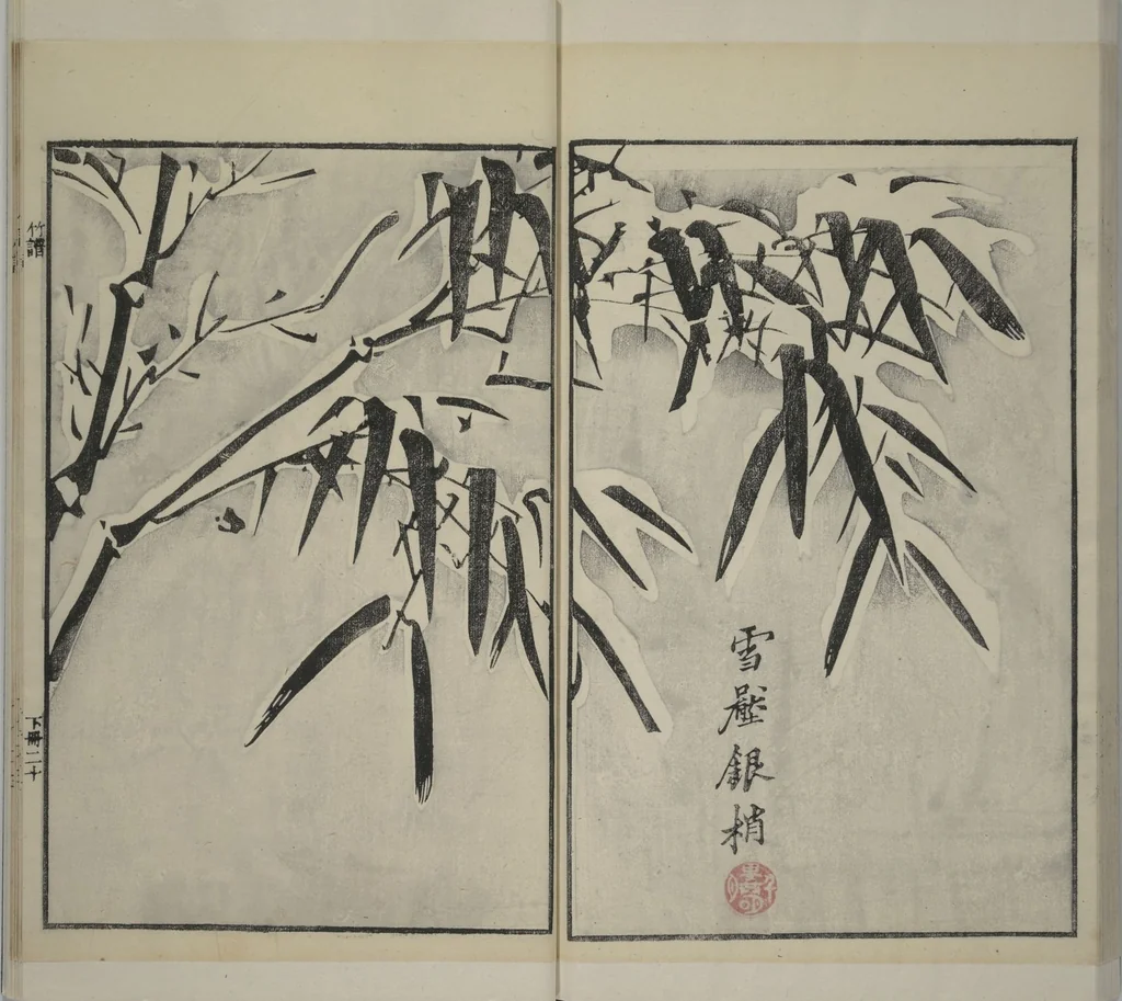 An illustration from Part 2 from The Mustard Seed Garden Painting Manual (3rd Chinese edition) : [volume 2], 1800, leaf 48