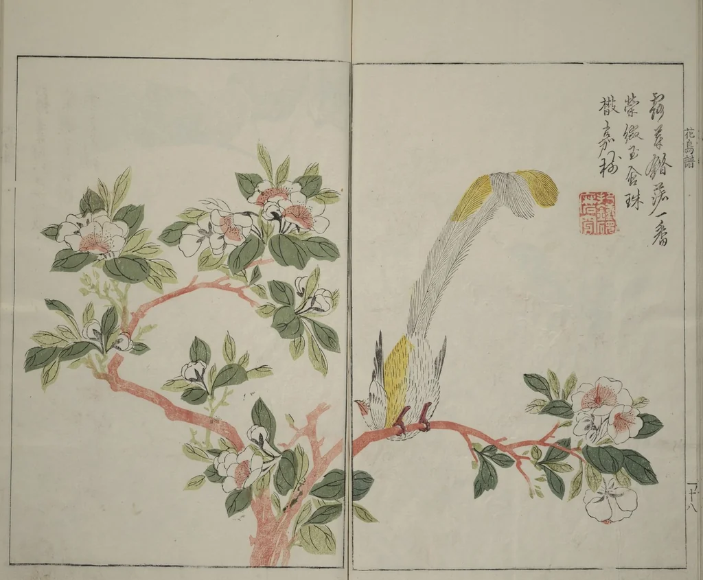 An illustration from The Mustard Seed Garden Painting Manual : [volume 1], 1748, leaf 22
