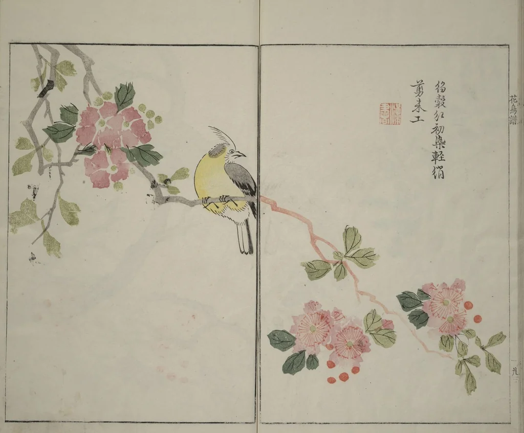An illustration from The Mustard Seed Garden Painting Manual : [volume 1], 1748, leaf 27