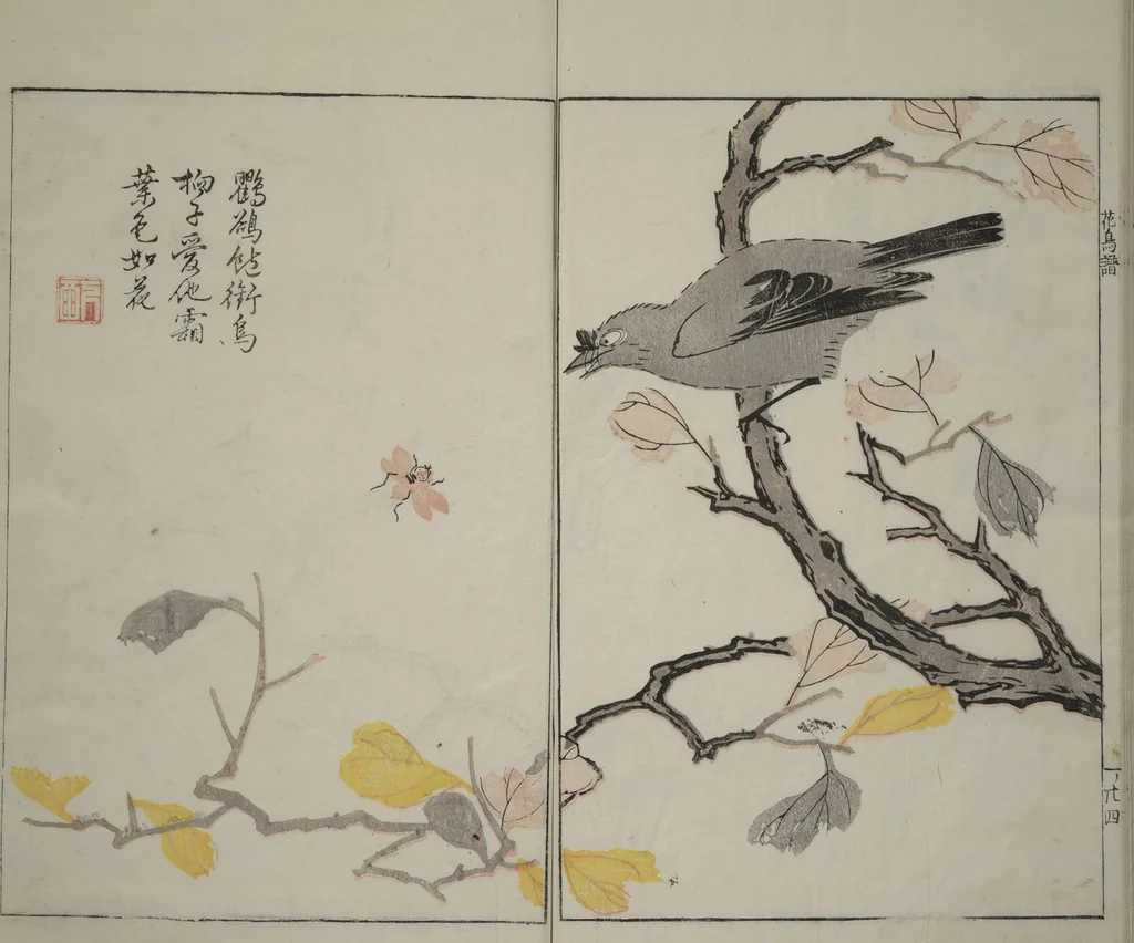 An illustration from The Mustard Seed Garden Painting Manual : [volume 1], 1748, leaf 28