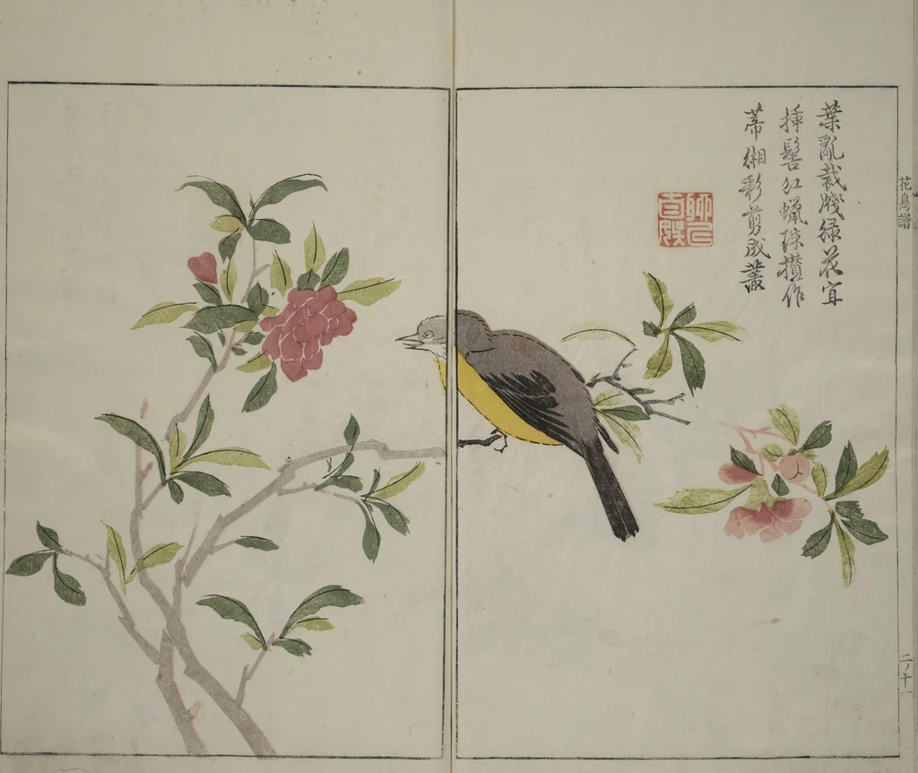An illustration from The Mustard Seed Garden Painting Manual : [volume 2], 1748, leaf 13