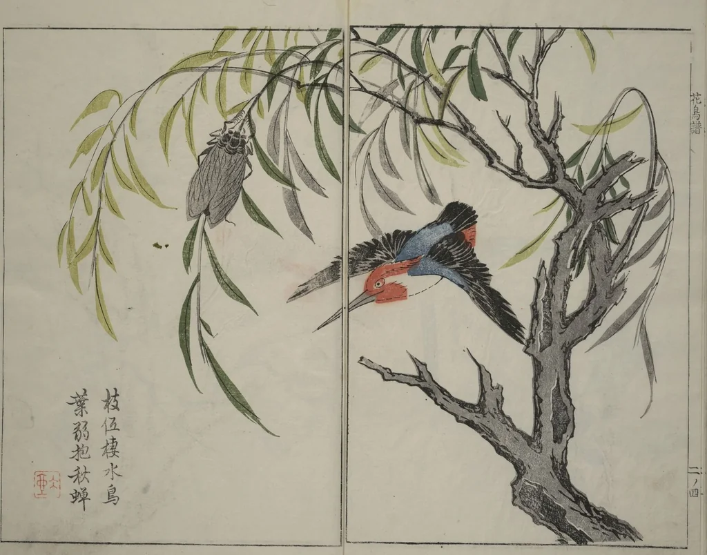 An illustration from The Mustard Seed Garden Painting Manual : [volume 2], 1748, leaf 6