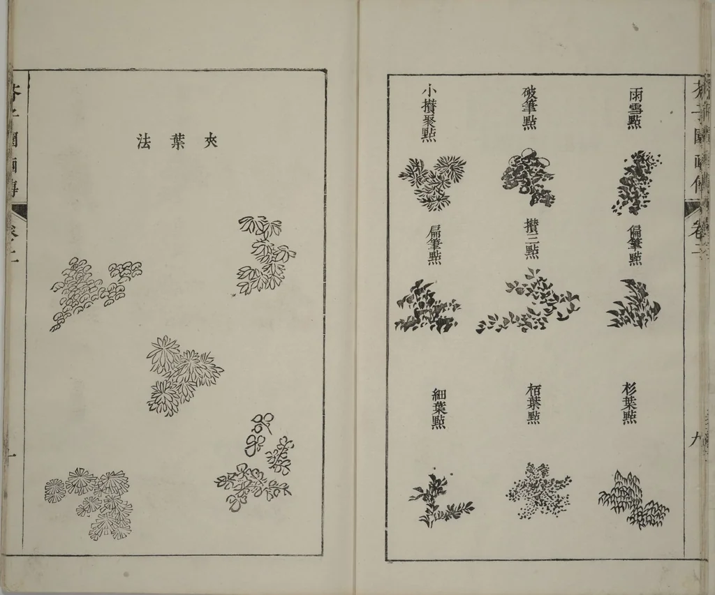 An illustration from The Mustard Seed Garden Painting Manual : [volume 2] (Japanese reprint), 1753, leaf 11