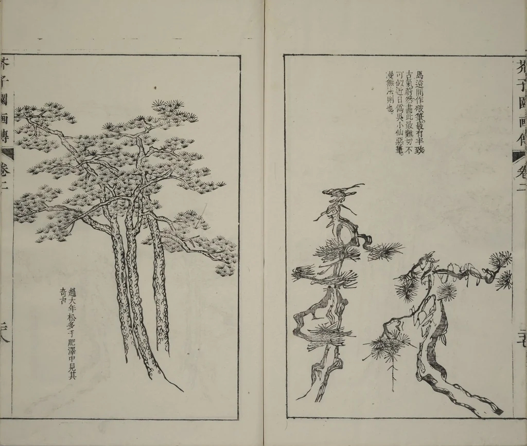An illustration from The Mustard Seed Garden Painting Manual : [volume 2] (Japanese reprint), 1753, leaf 29