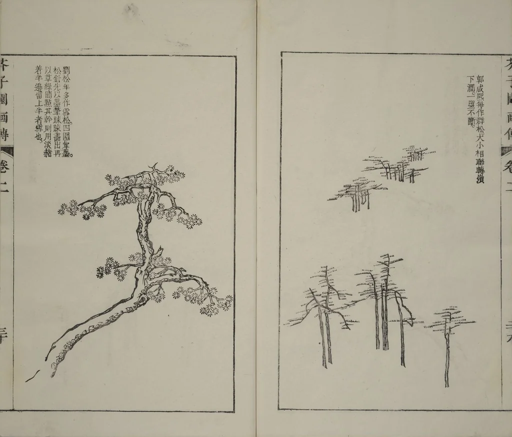 An illustration from The Mustard Seed Garden Painting Manual : [volume 2] (Japanese reprint), 1753, leaf 31
