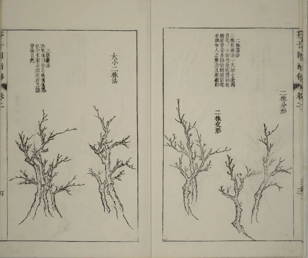 An illustration from The Mustard Seed Garden Painting Manual : [volume 2] (Japanese reprint), 1753, leaf 5
