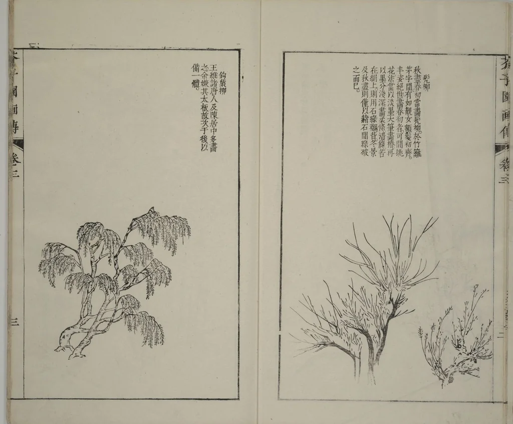An illustration from The Mustard Seed Garden Painting Manual : [volume 3] (Japanese reprint), 1753, leaf 6