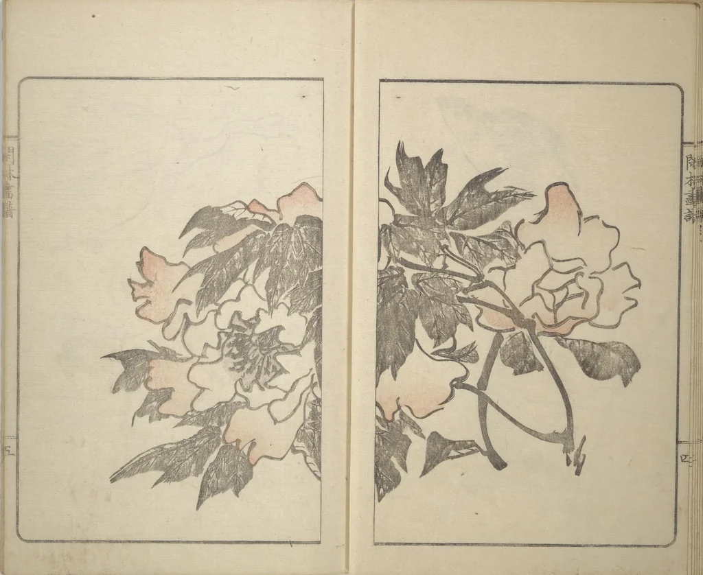 An illustration from Kanrin Picture Album (Kanrin gafu 閑林画譜) : [volume 1], 1845, leaf 10