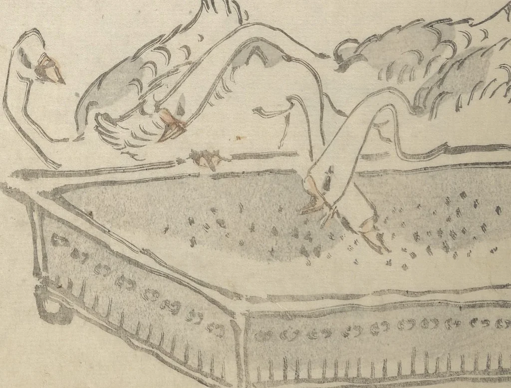 An illustration from Kanrin Picture Album (Kanrin gafu 閑林画譜) : [volume 1], 1845, leaf 11