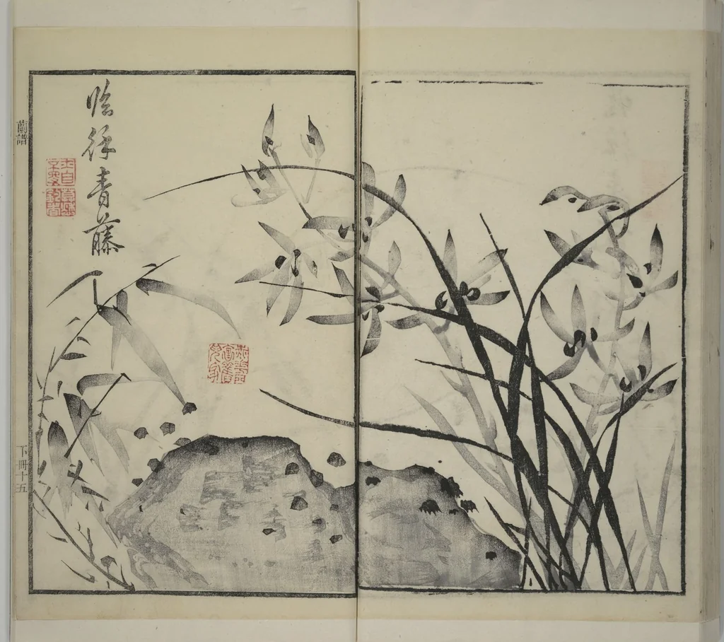An illustration from Part 2 from The Mustard Seed Garden Painting Manual (3rd Chinese edition) : [volume 1], 1800, leaf 60