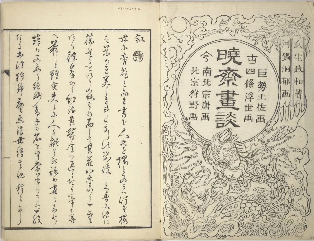 An illustration from Kyōsai’s Treatise on Painting (Kyōsai gadan) : [volume 1], 1887, leaf 2