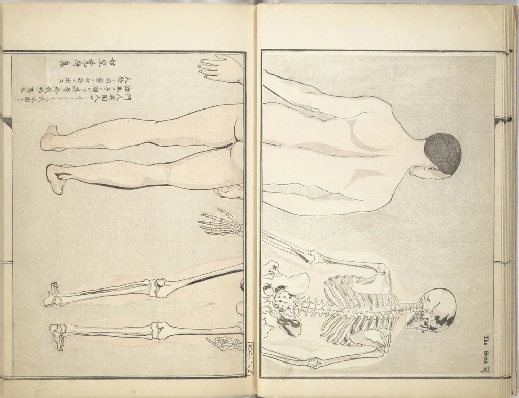 An illustration from Kyōsai’s Treatise on Painting (Kyōsai gadan) : [volume 1], 1887, leaf 9