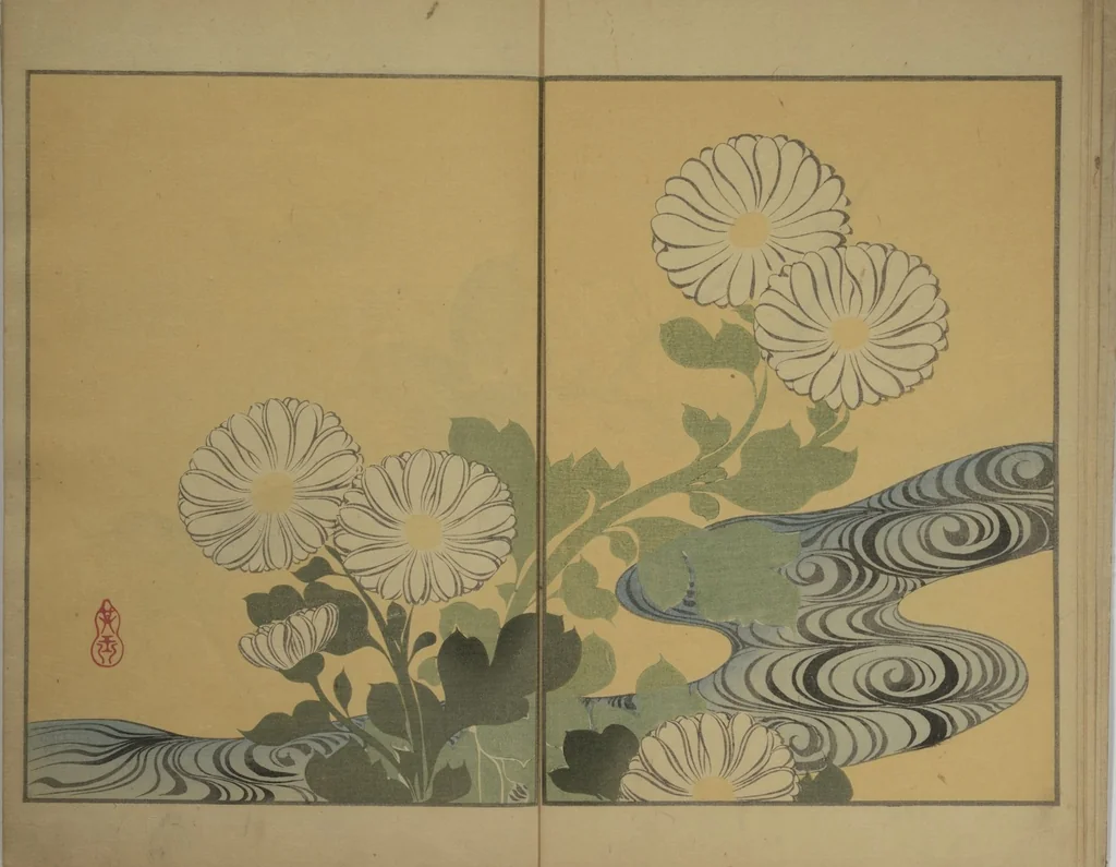 An illustration from Kigyoku Picture Album (Kigyoku gafu 其玉画譜), 1901, leaf 6