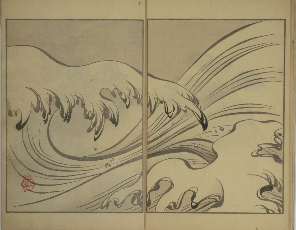 An illustration from Kigyoku Picture Album (Kigyoku gafu 其玉画譜), 1901, leaf 8