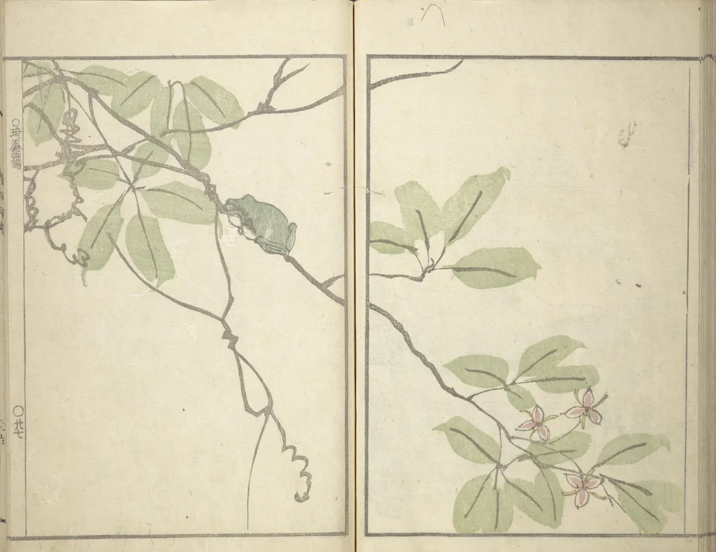 An illustration from Kihō Picture Album (Kihō gafu 埼鳳画譜), 1827, leaf 31