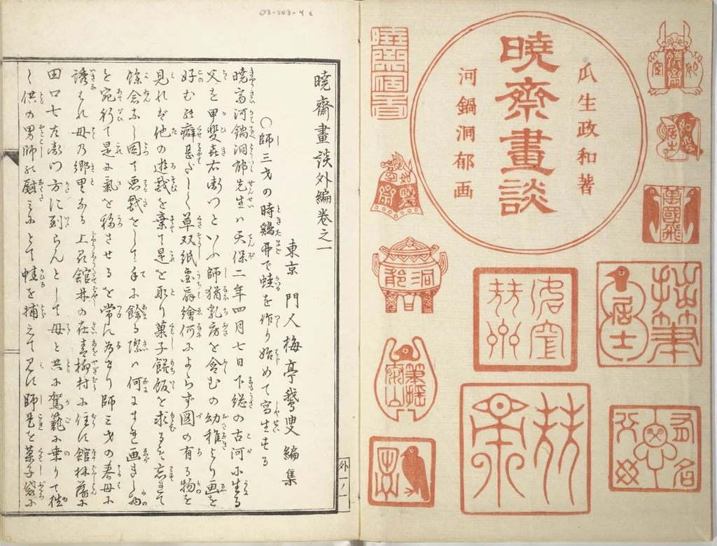 An illustration from Kyōsai’s Treatise on Painting (Kyōsai gadan) : [volume 3], 1887, leaf 2