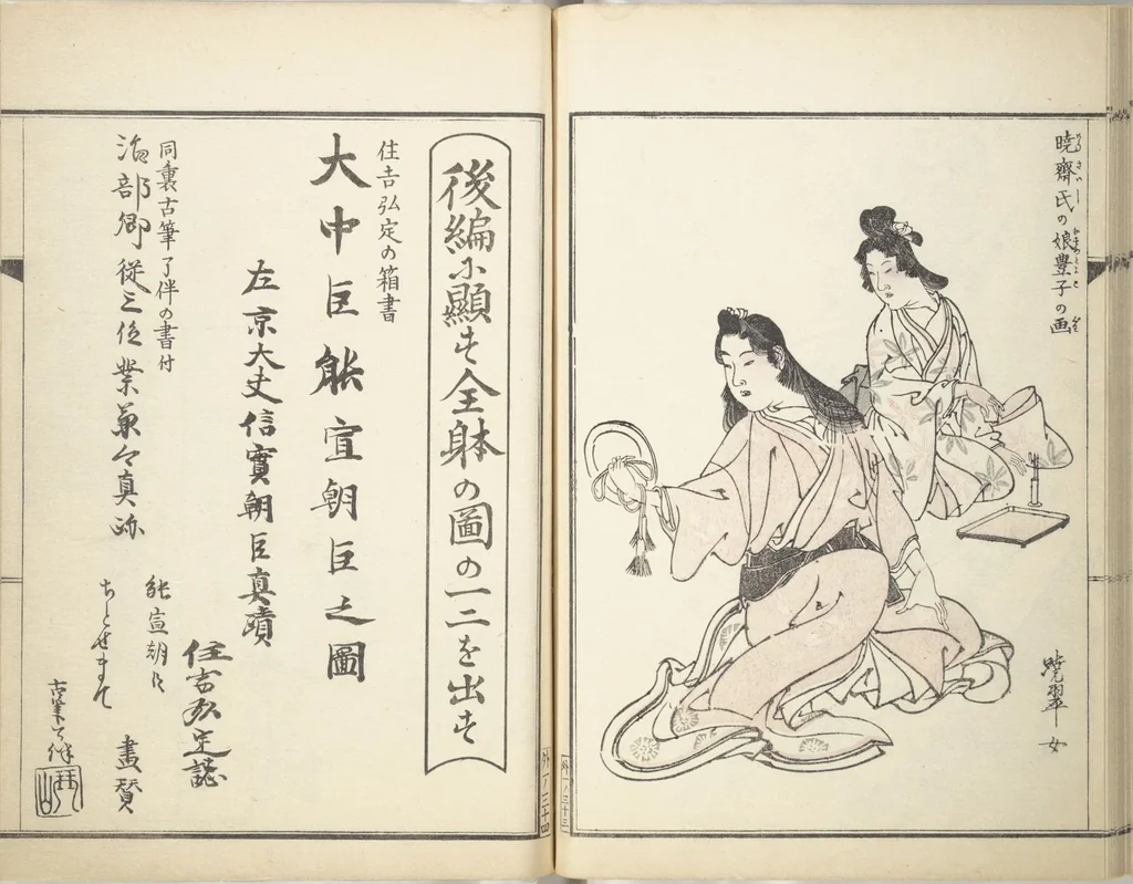 An illustration from Kyōsai’s Treatise on Painting (Kyōsai gadan) : [volume 3], 1887, leaf 34