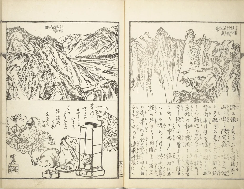An illustration from Kyōsai’s Treatise on Painting (Kyōsai gadan) : [volume 4], 1887, leaf 3
