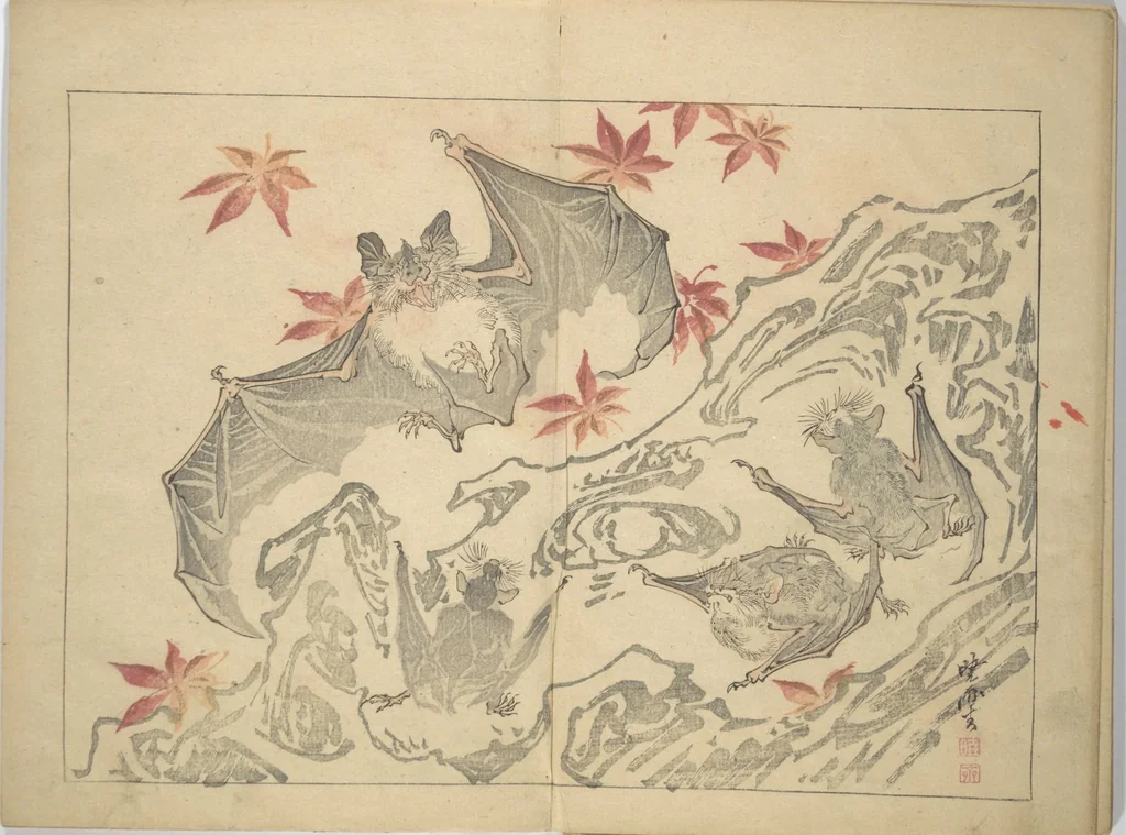 An illustration from Kyōsai’s Drawings for Pleasure (Kyōsai rakuga) : [volume 2], 1881, leaf 18