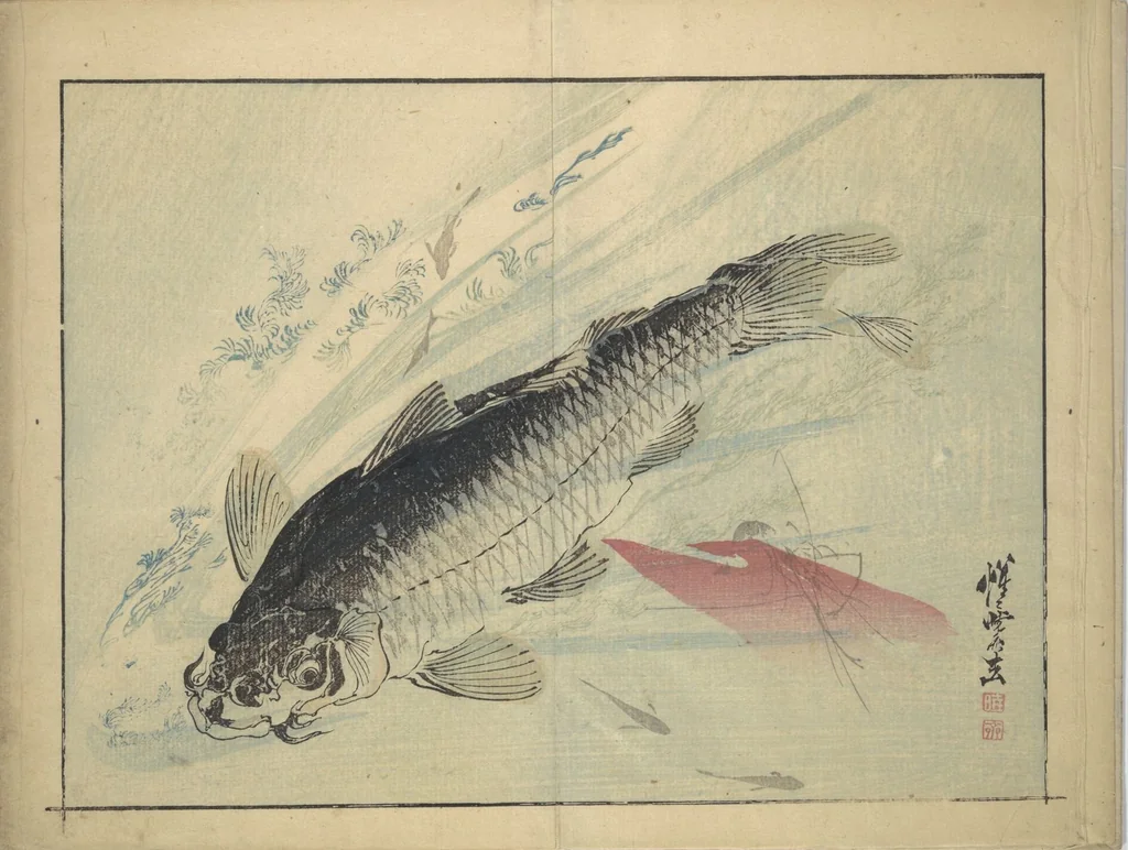 An illustration from Kyōsai’s Drawings for Pleasure (Kyōsai rakuga) : [volume 2], 1881, leaf 3