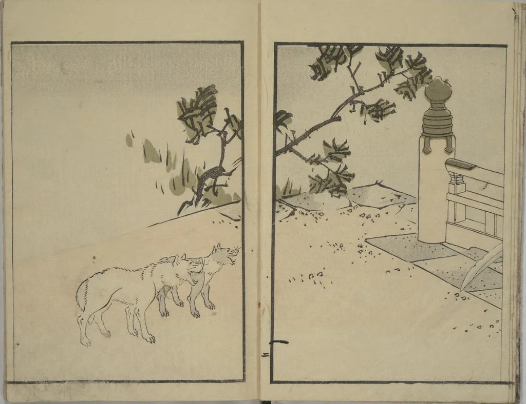 An illustration from Festival Lanterns, First Series (Shinji andon shohen), 1829, leaf 5