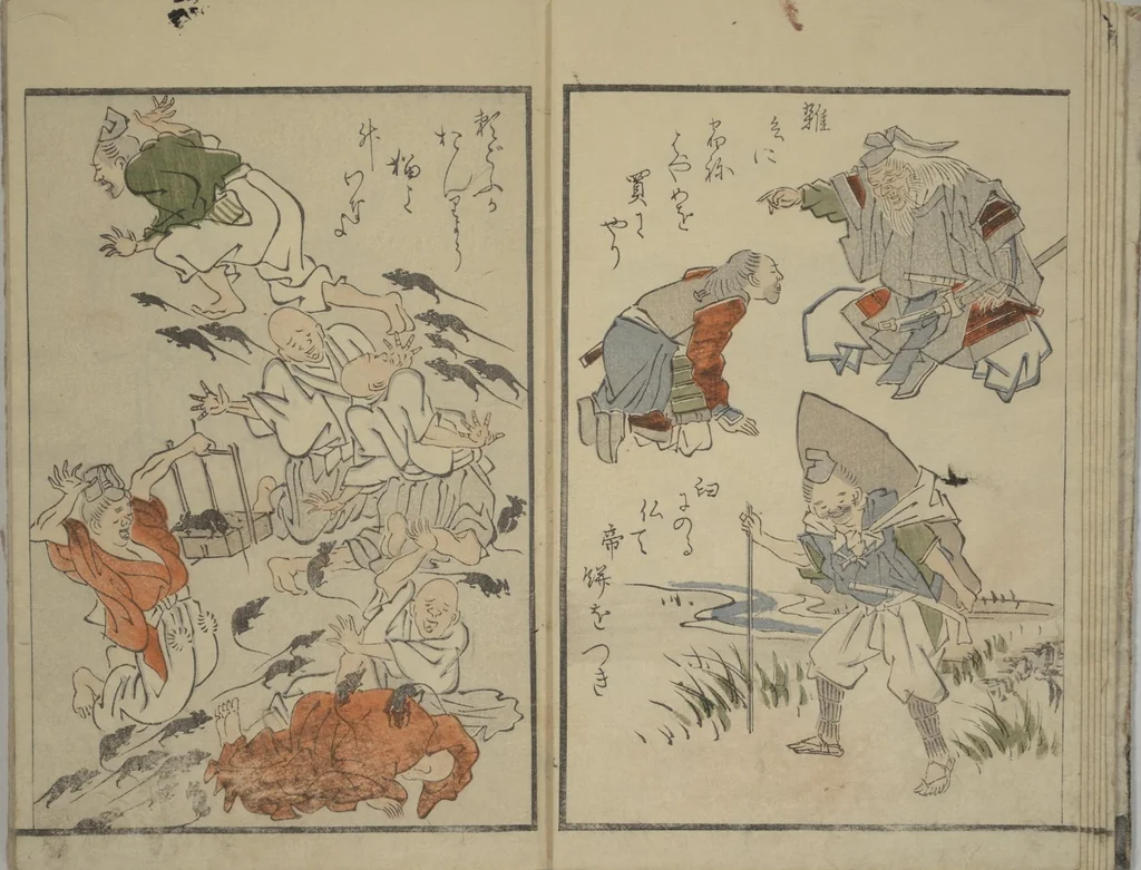 An illustration from Festival Lanterns, First Series (Shinji andon shohen), 1829, leaf 8