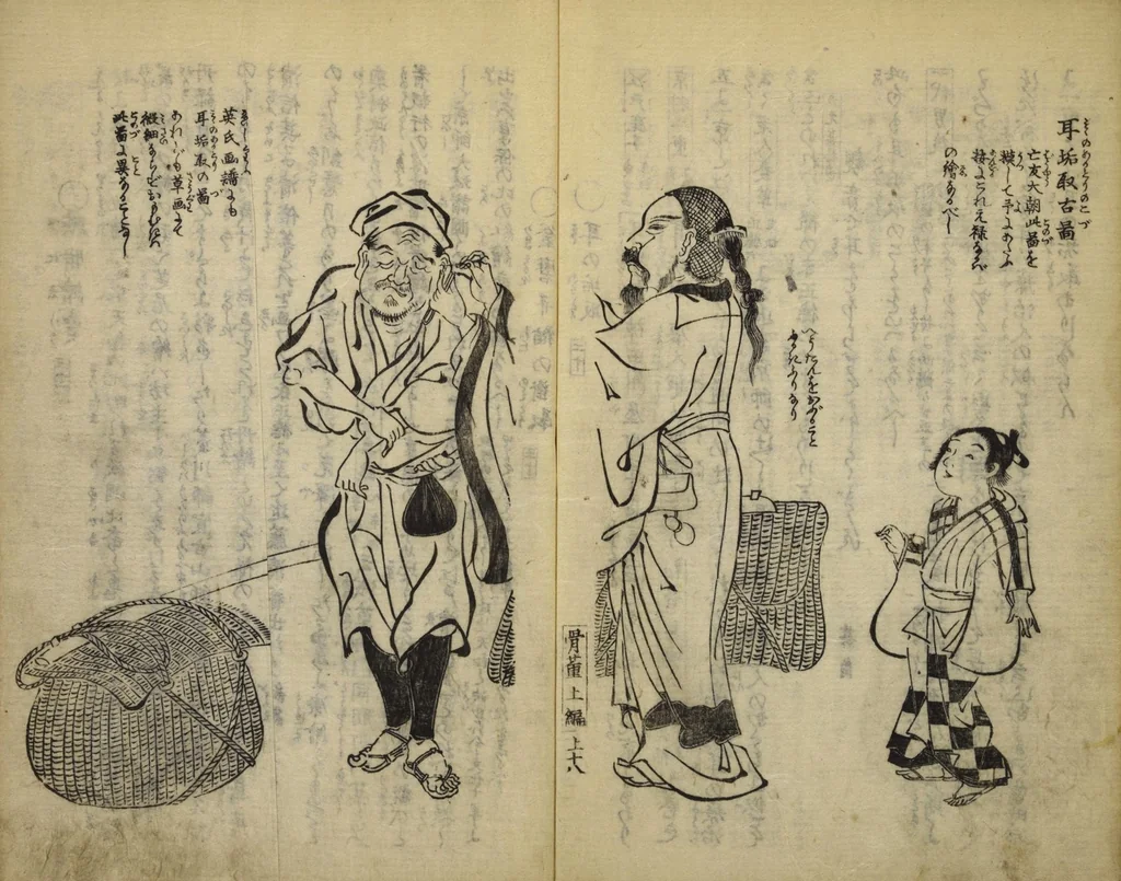 An illustration from Kottōshū / Seisei Rōjin zuihitsu : Volume 1, part 1, 1814, leaf 23