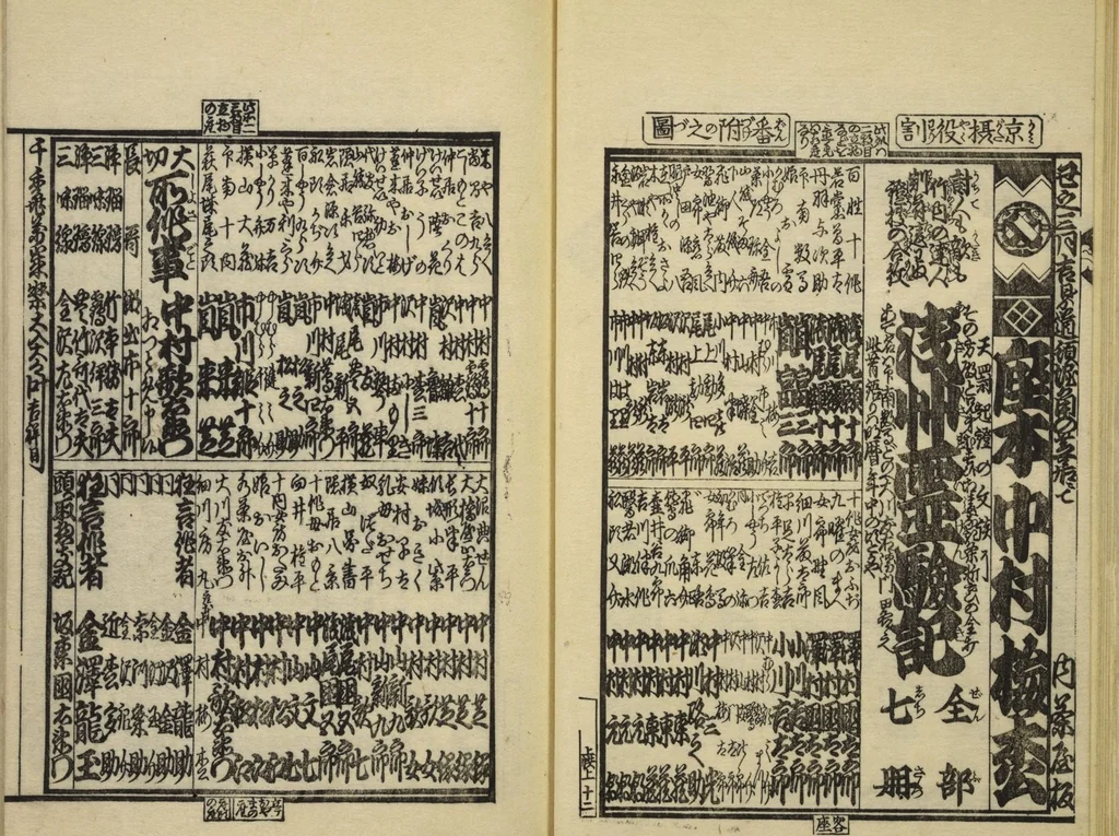 An illustration from Gekijō manroku / Mokumoku Gyoin cho, 1829, leaf 16