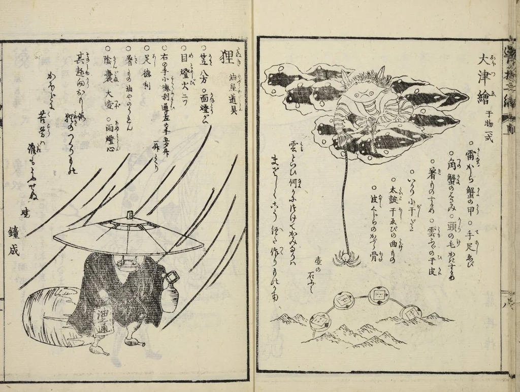 An illustration from Shiki tsukurimono shukō no tane / [Matsukawa Hanzan ga], leaf 10