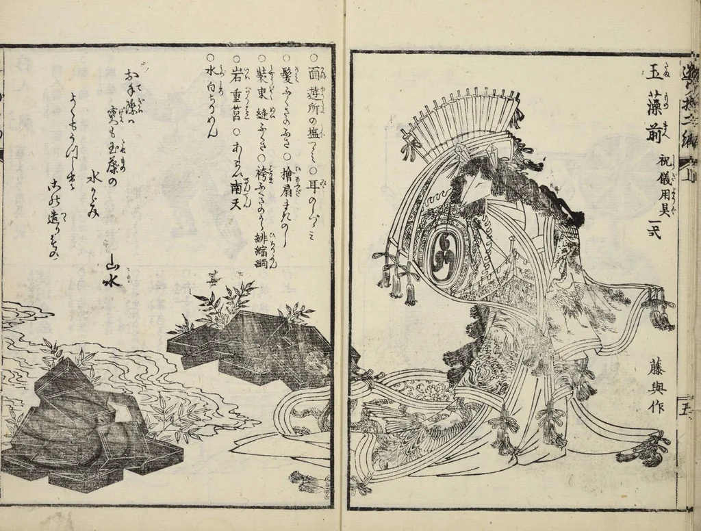 An illustration from Shiki tsukurimono shukō no tane / [Matsukawa Hanzan ga], leaf 7