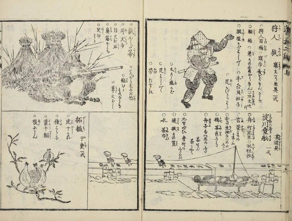 An illustration from Shiki tsukurimono shukō no tane / [Matsukawa Hanzan ga], leaf 8