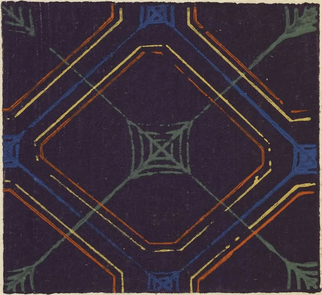 An illustration from Shima shima : Volume 1 / [chosakusha Furuya Kōrin], 1906, leaf 6