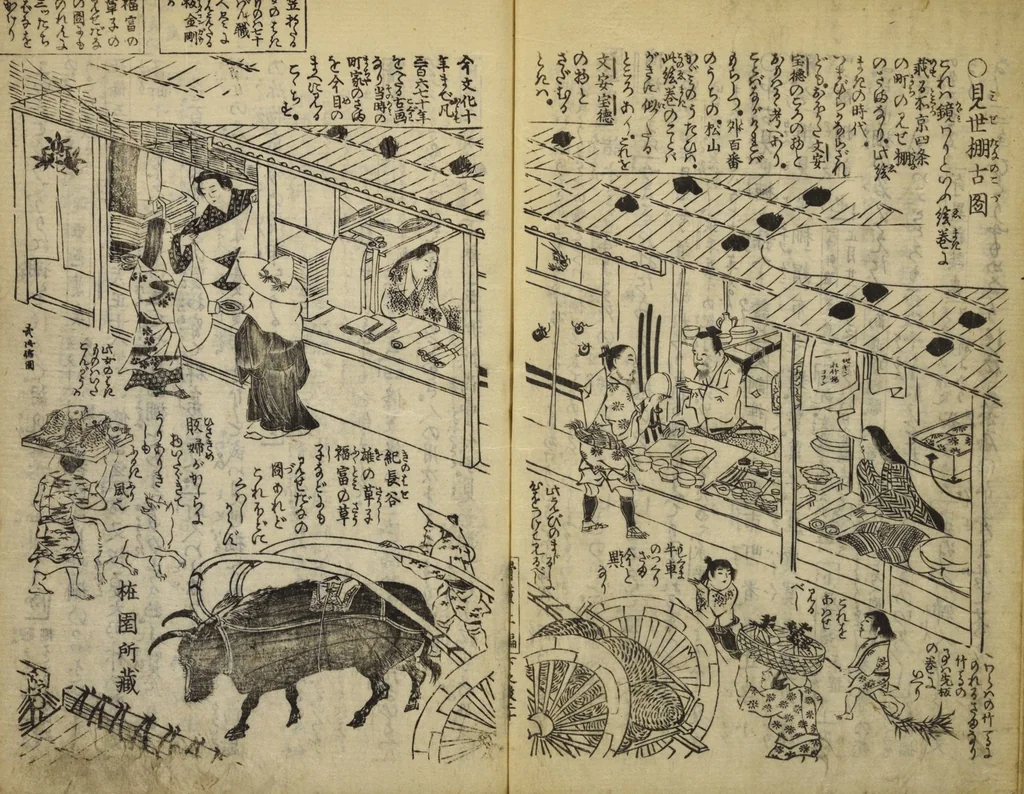 An illustration from Kottōshū / Seisei Rōjin zuihitsu : Volume 1, part 2, 1814, leaf 22